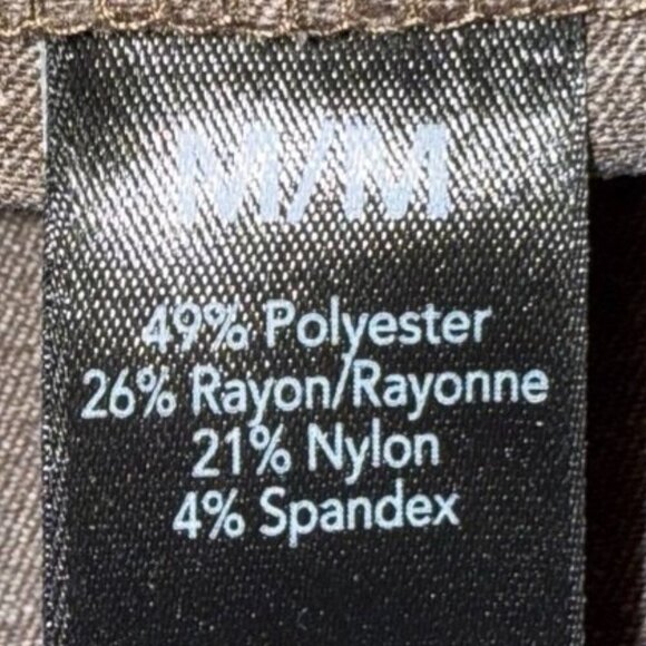 George Skirt brown knee length pencil pull on Office Professional Women's Sz M - Picture 6 of 6